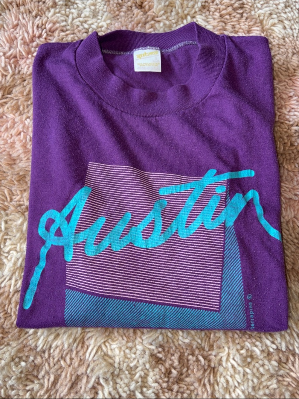 Vintage 80s single stitch Austin Tx tee